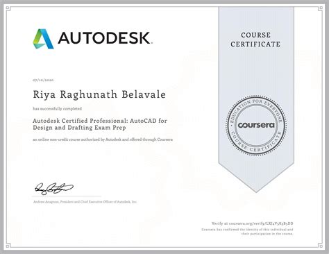 Autocad Draftsman Experience Certificate Format