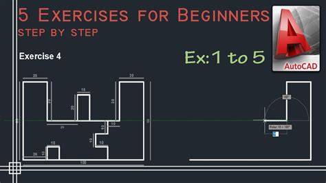 autocad exercises for beginners