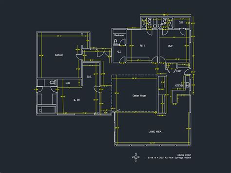 Autocad Practice Floor Plans