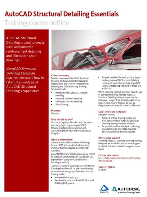autocad structural detailing training manual