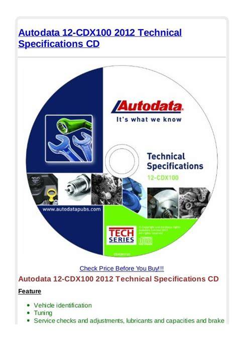 autodata limited 2012