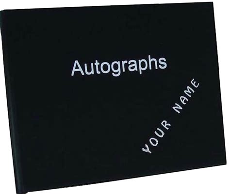 Full Download Autograph Book Black Matte Blank Unlined Keepsake Memory Book Scrapbook For All Your Favorite Sports Stars Disney Cartoon Characters Memorabilia Album Gift 8 25 X6 Softback 100 Pages 