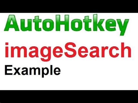 autohotkey imagesearch