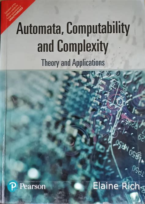 Automata Computability And Complexity Theory And Applications