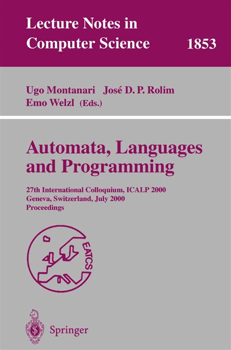 Automata Languages And Programming