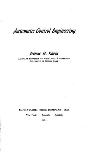 automatic control engineering raven solution manual