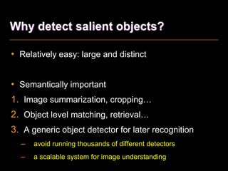 Automatic Detection Of Salient Objects And Spatial