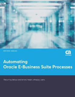 Read Online Automating Oracle E Business Suite Processes 