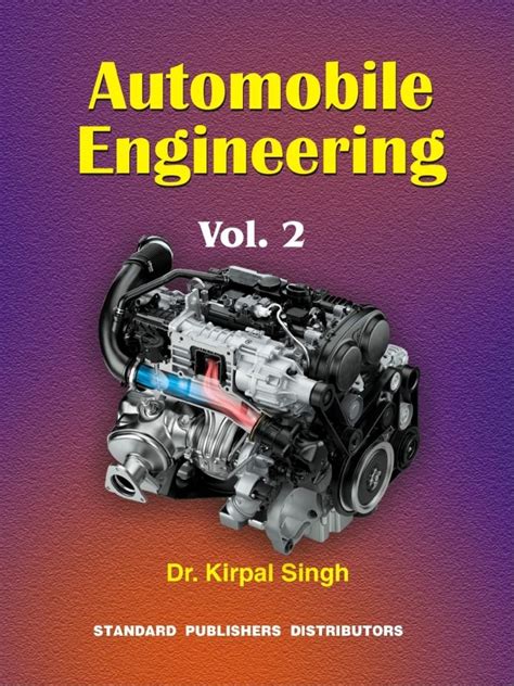 Read Online Automobile Engineering By Kirpal Singh 