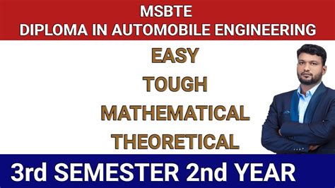 Full Download Automobile Engineering Diploma Msbte 