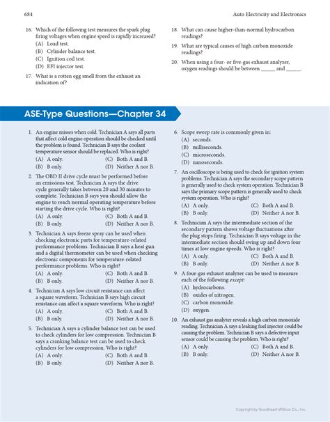 automotive electricity and electronics answers