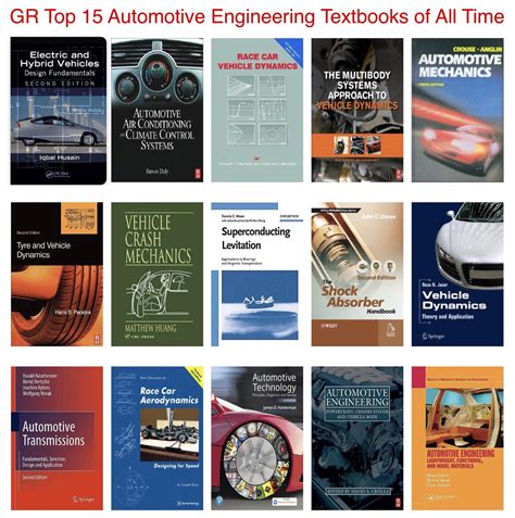 automotive engineering textbooks