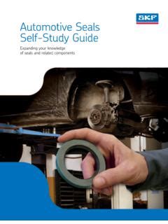 Automotive Seals Self Study Guide Skf