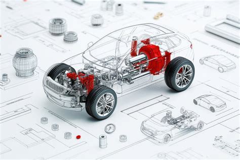 Automotive Technical Drawing