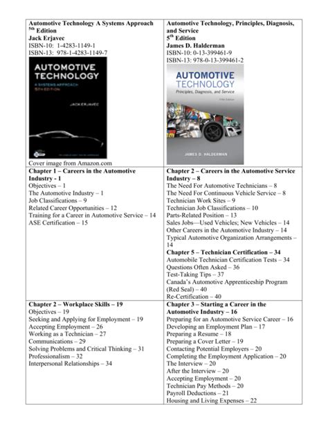 automotive technology 5th edition chapter25 review answer