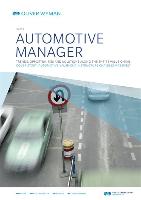 Read Automotive Manager Oliver Wyman 