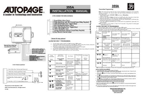 Autopage 727 Installation