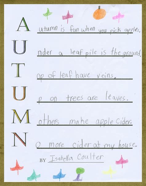 Autumn Acrostic Poem Template 8211 Tim 039 S Christmas Acrostic Poem Template - Christmas Acrostic Poem Template