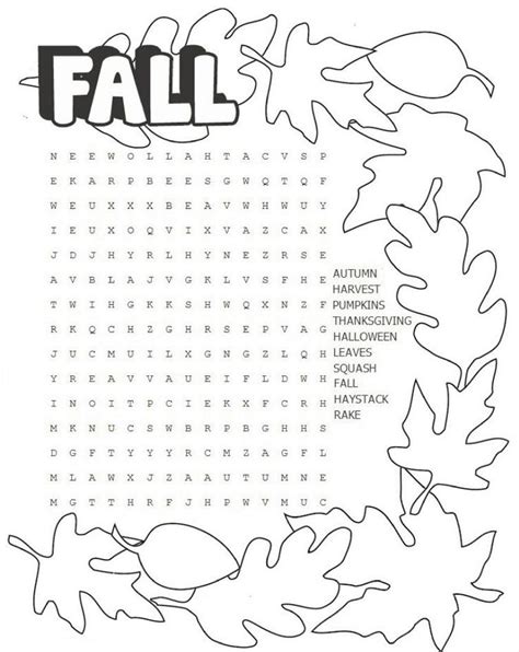 Autumn Printables For 3rd Grade Education Com 3rd Grade Fall Worksheet - 3rd Grade Fall Worksheet