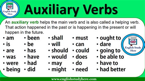 auxiliary verbs