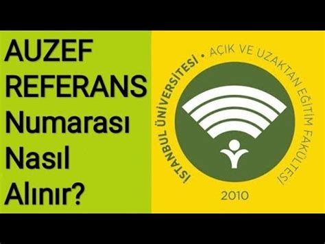 auzef referans numarası