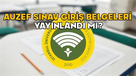 Auzef Sinav Giris