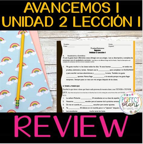 Avancemos Packet