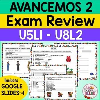 Read Avancemos 2 Final Exam Study Guide 