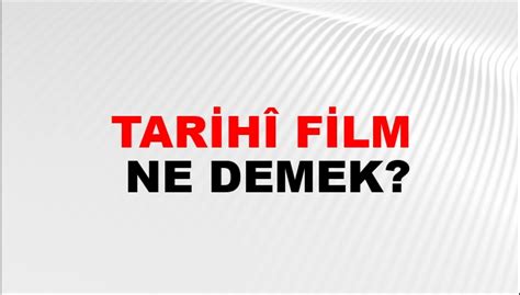 avantür film ne demeks