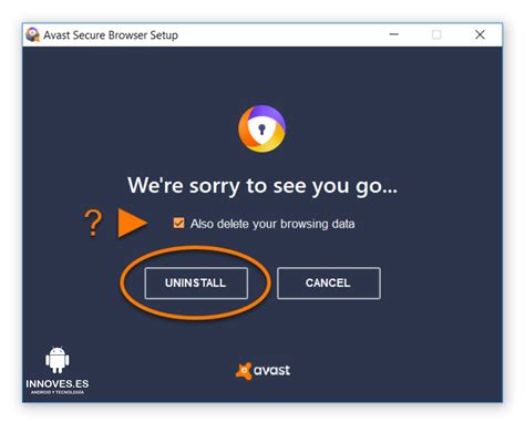 avast secure browser 삭제
