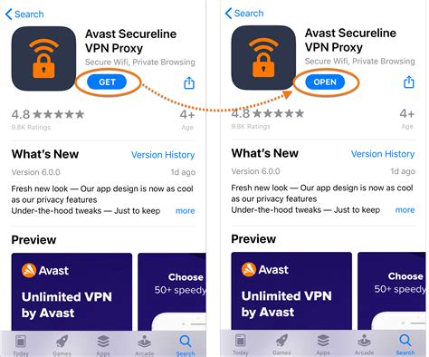 avast secureline vpn not installing