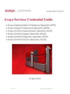 avaya services credential guide avaya learning