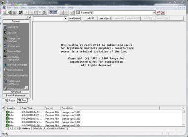 avaya site administration version 6