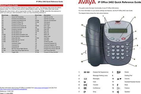 Read Avaya 2402 User Guide 