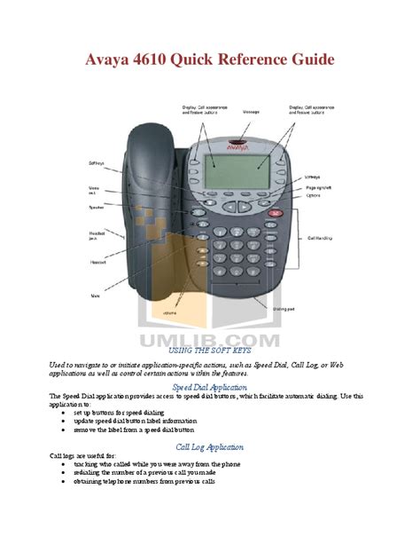 Read Avaya 4610Sw User Guide 