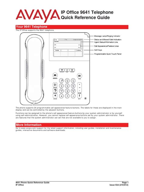 Download Avaya 6408D Quick Reference Guide 