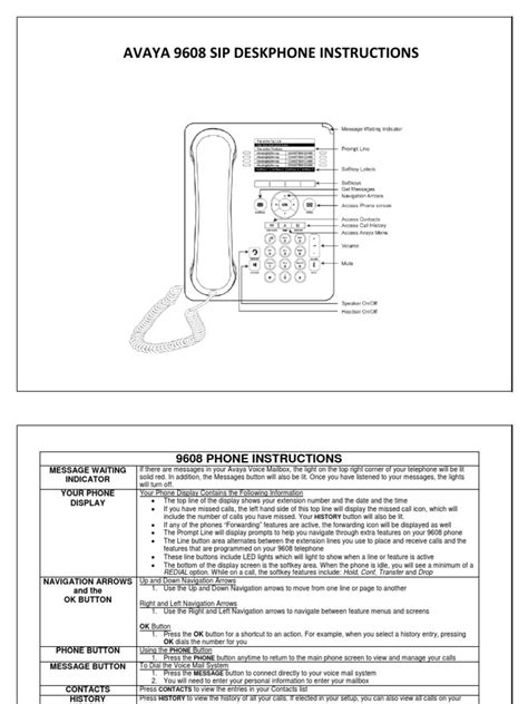 Download Avaya 9608 User Guide 