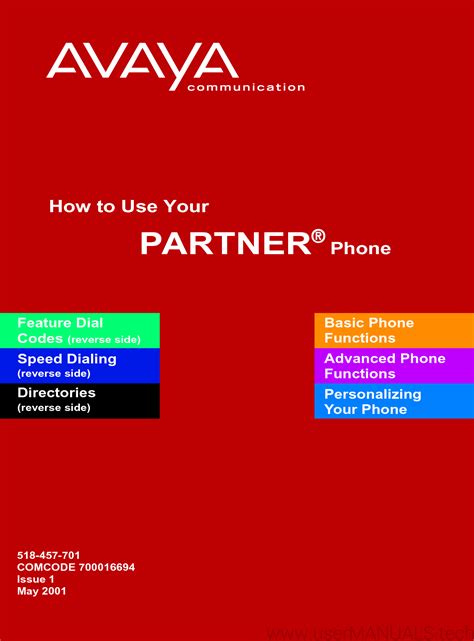 Download Avaya Partner Acs User Guide 