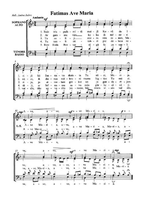 Ave Maria Fatima