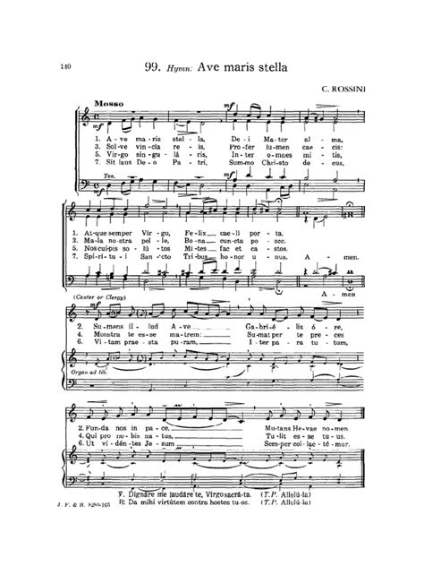 Ave Maris Stella Rossini