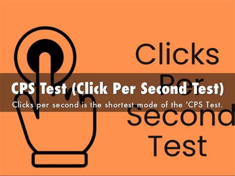 average clicks per second testing