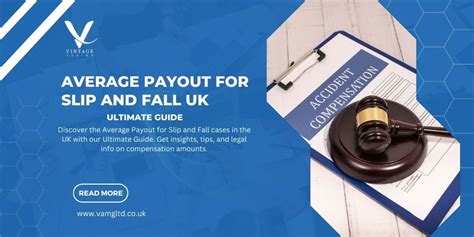 average payout for slip and fall uk