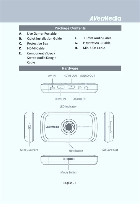 Download Avermedia Pcmcia User Guide 