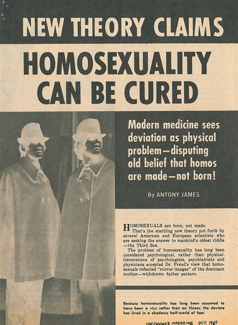 aversion therapy for homosexuality