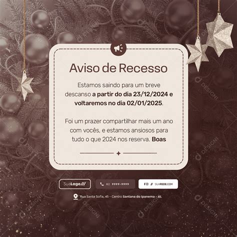Aviso De Recesso