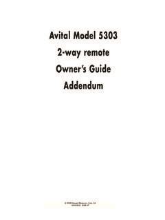 Download Avital Model 5303 Installation Guide File Type Pdf 