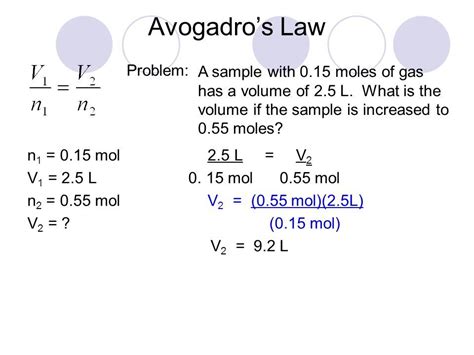 Avogadro S Law Worksheet Answers   Gas Laws Practice Worksheet - Avogadro's Law Worksheet Answers