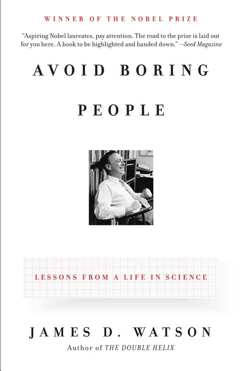 avoid boring people lessons from a life in science