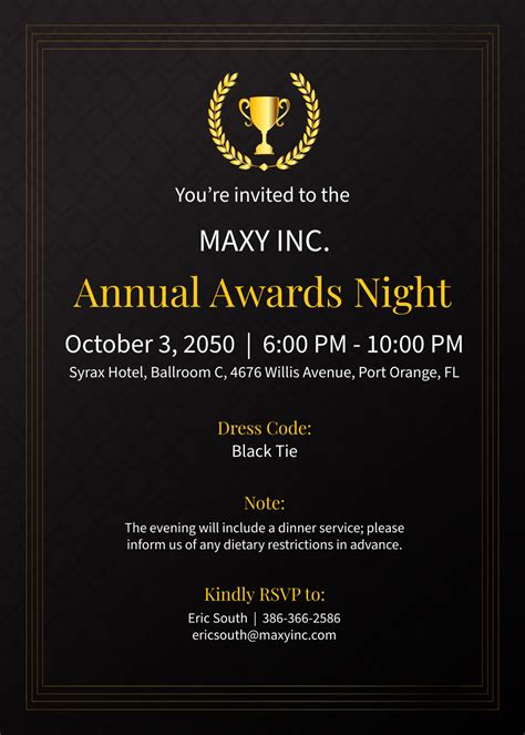 Download Awards Night Program Template Pdf 