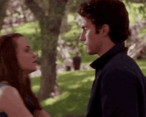 awkward first kiss gif